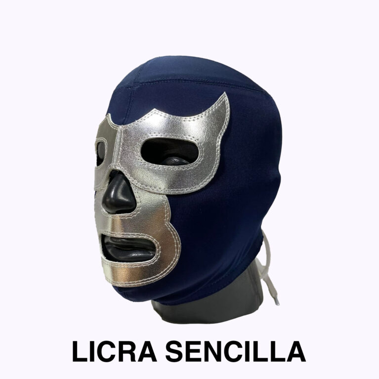 Máscara Licra Azul Marino