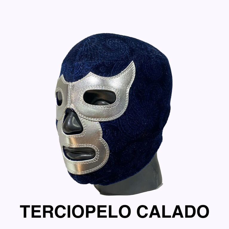 Mascara Terciopelo Calado Marino