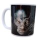 Taza Negra Mascara Frente